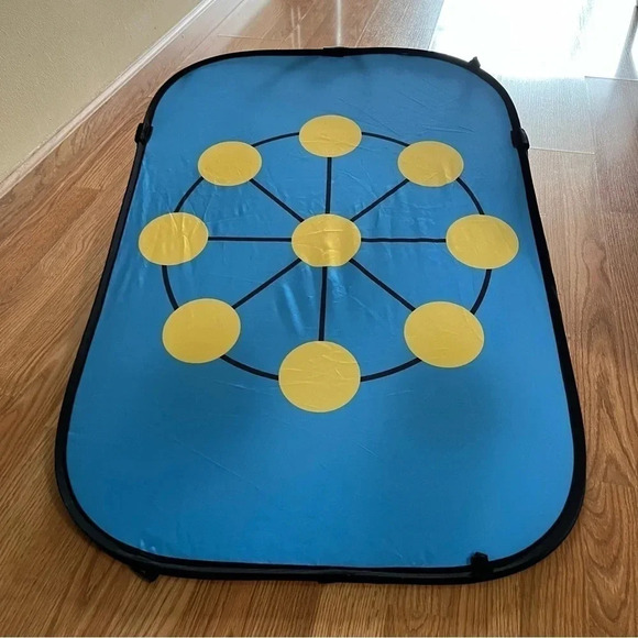 Himal Collapsible Portable Kids Cornhole Game Set Bounce Bean Bag Toss Unicorn - Picture 4 of 8